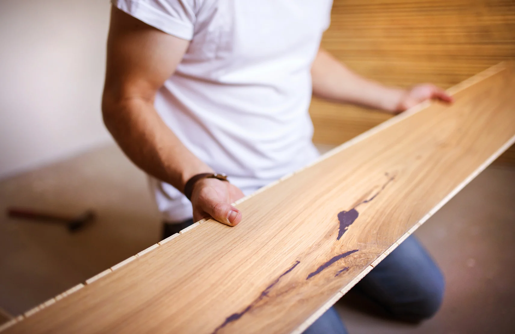 Installing Hardwood Flooring in West Richmond, IN | Richmond Carpet Outlet